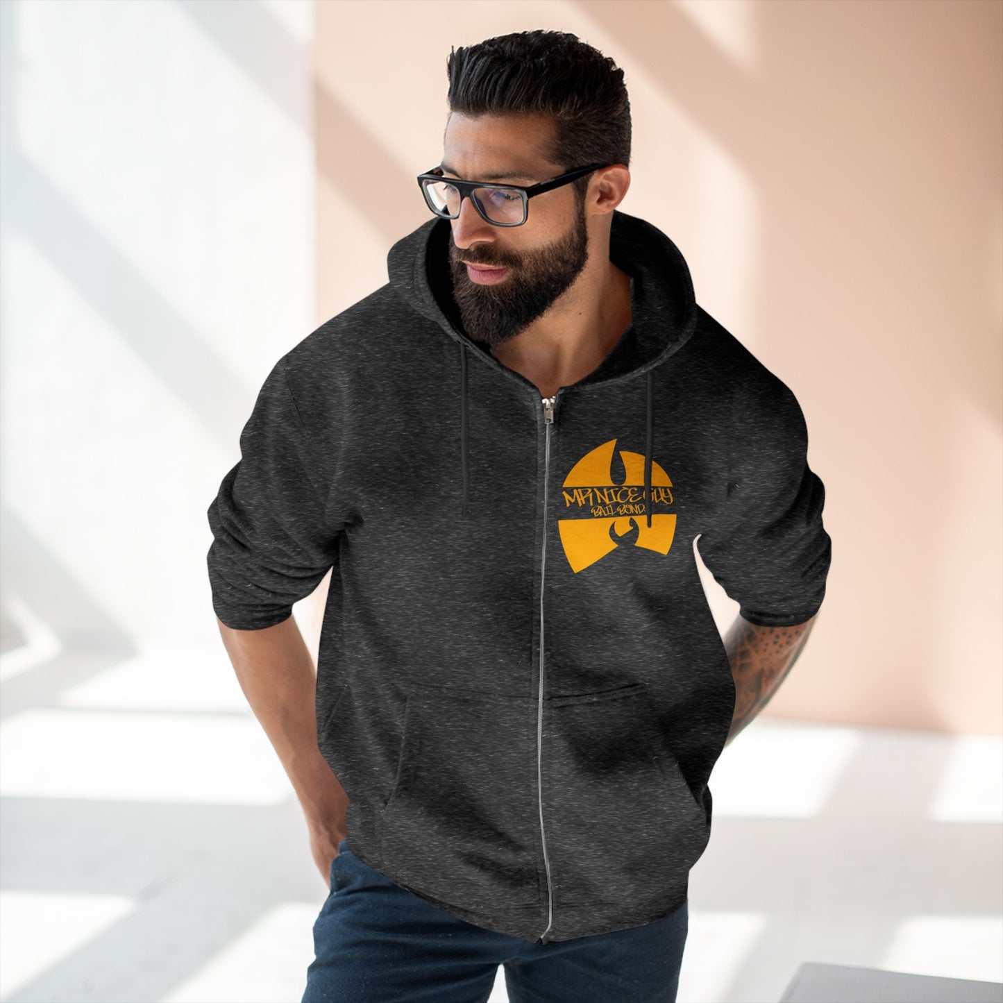 Unisex Zip Hoodie