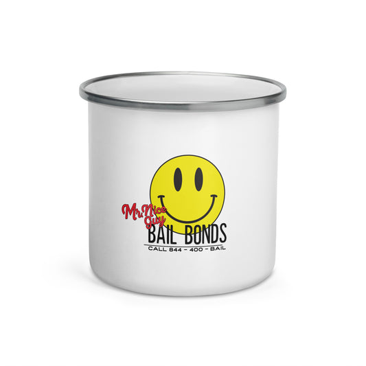 Mr. Nice Guy Bail Bonds Enamel Mug