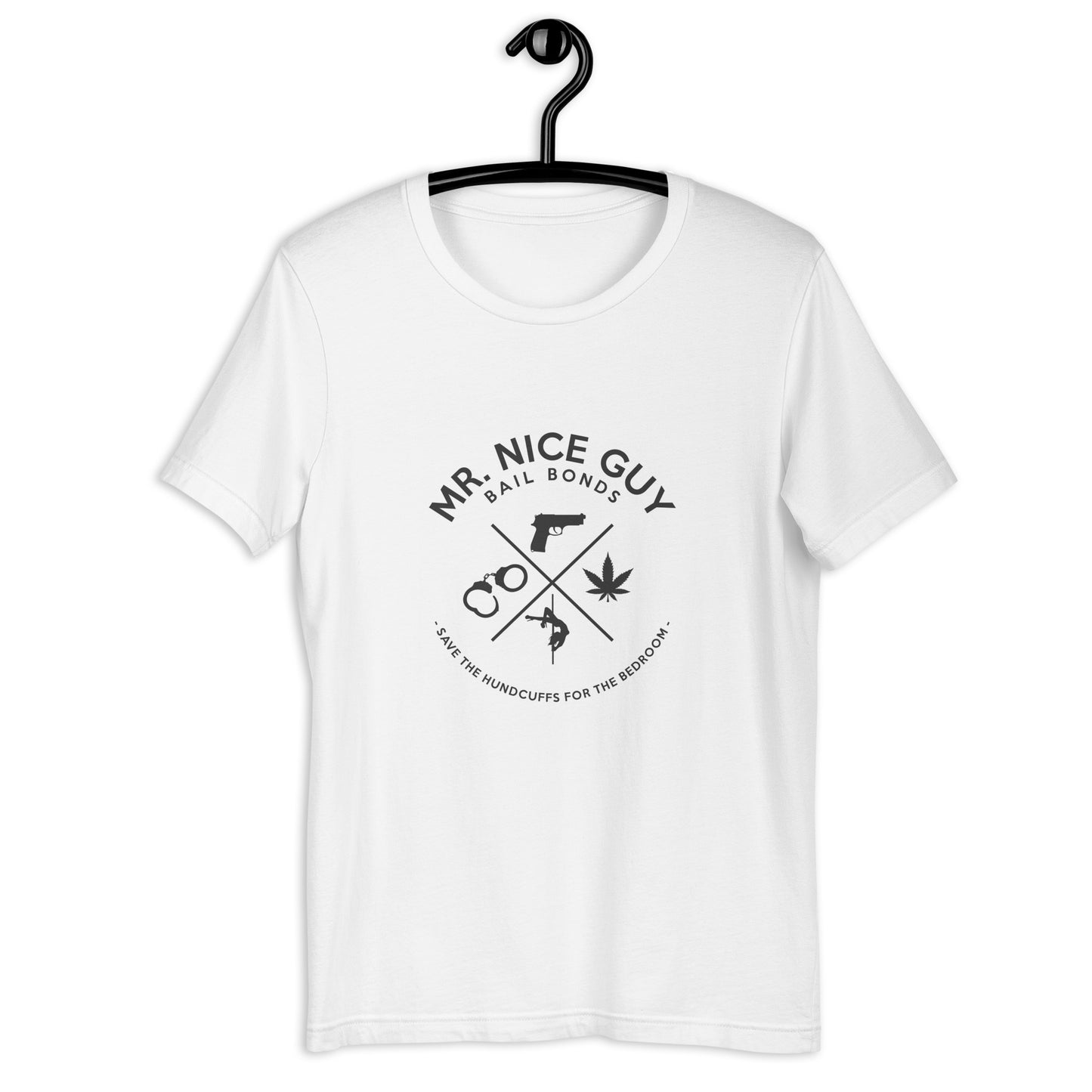 Camp Style save the handcuffs Unisex t-shirt