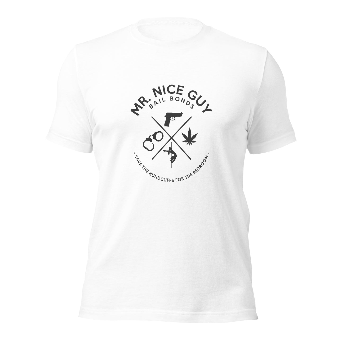 Camp Style save the handcuffs Unisex t-shirt