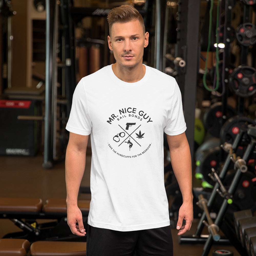 Camp Style save the handcuffs Unisex t-shirt