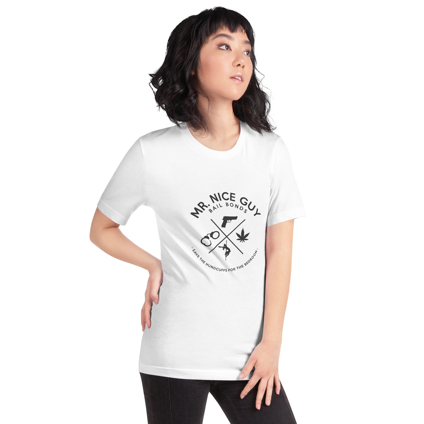 Camp Style save the handcuffs Unisex t-shirt