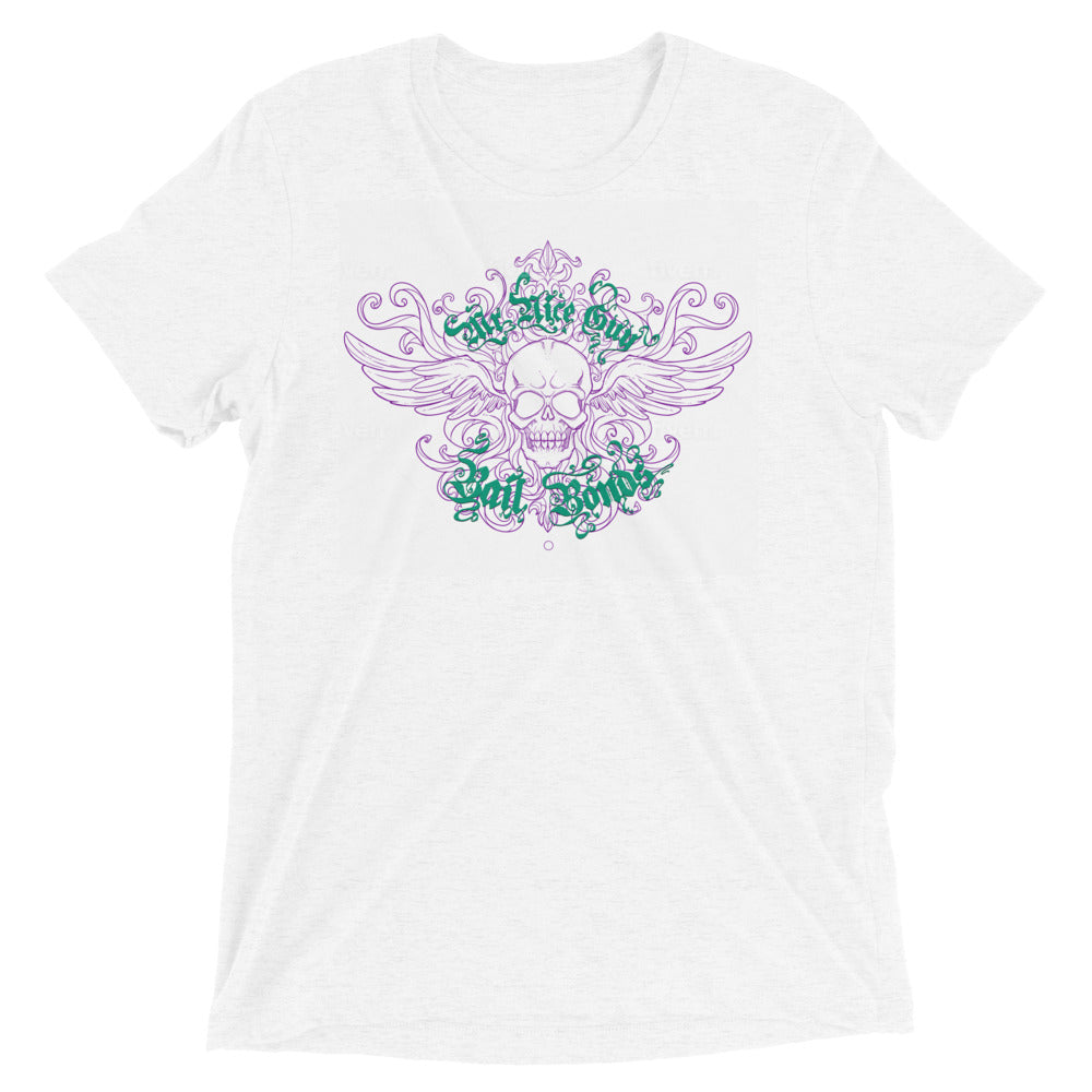 Purple skulls t-shirt
