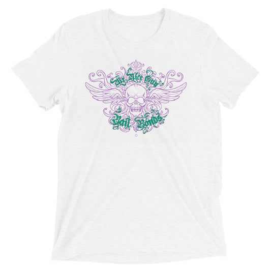 Purple skulls t-shirt