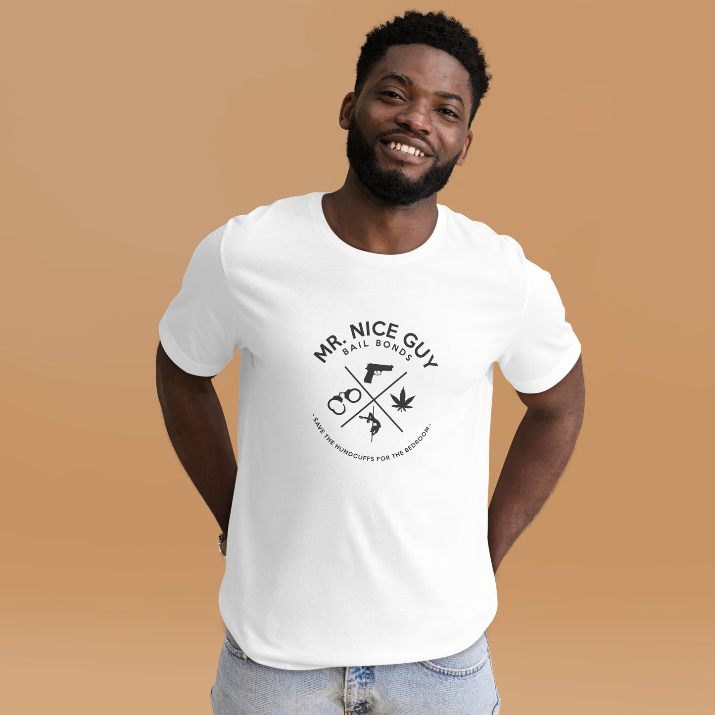 Camp Style save the handcuffs Unisex t-shirt